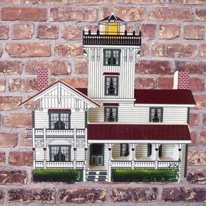 Shelia 1995 Wood Cut Out Houses Point Fermin Light L.A. California  3003